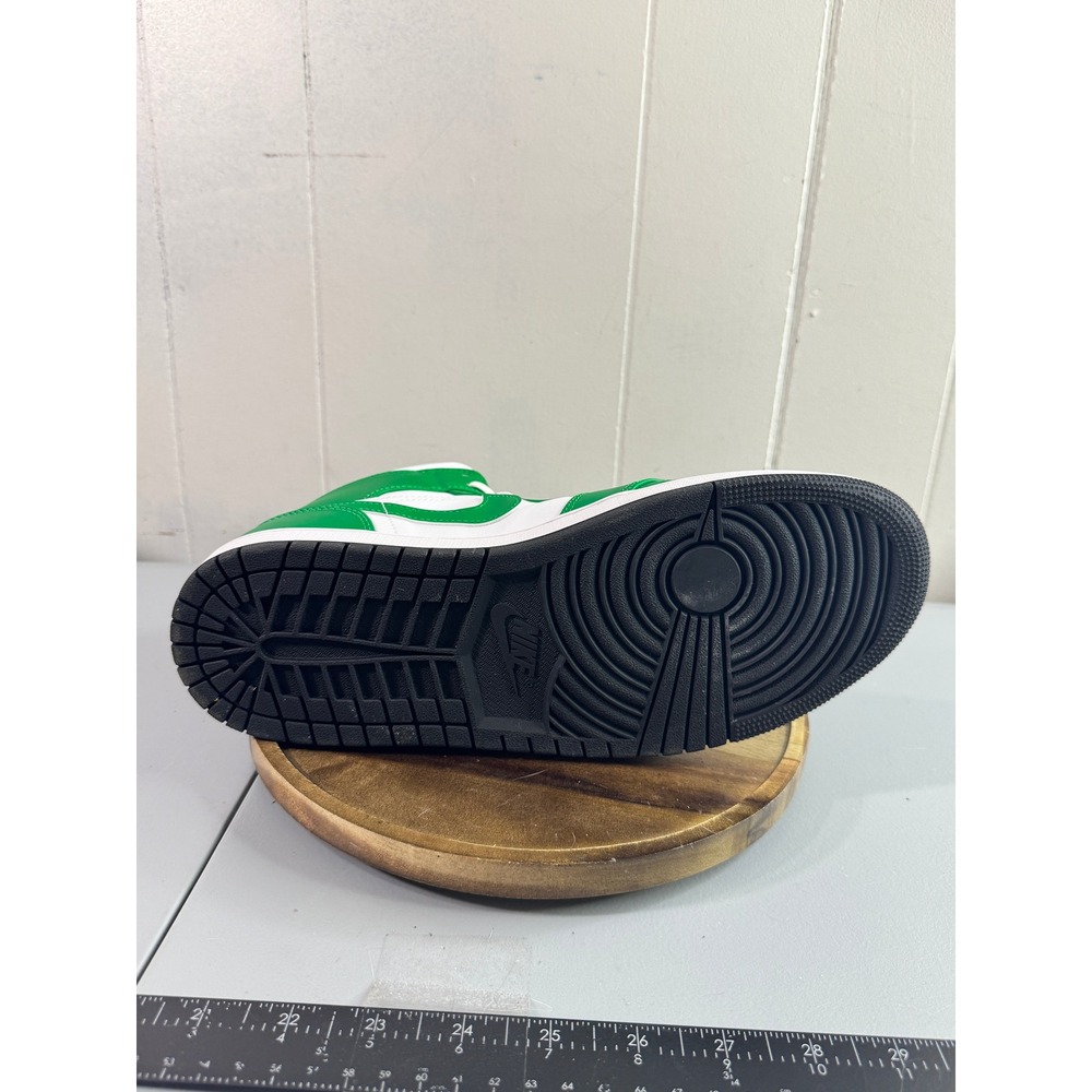 Jordan Air Jordan 1 Mid Mens Size 10 Lucky Green White Good DQ8426-301 Leather - Picture 10 of 15